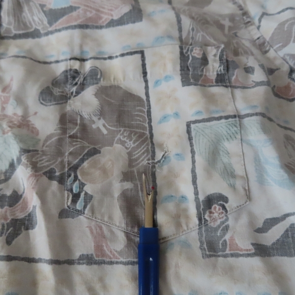 Reyn Spooner Dietrich Varez Men's XL Catholic Father Damien Hawaiian Aloha Shirt - Picture 4 of 8